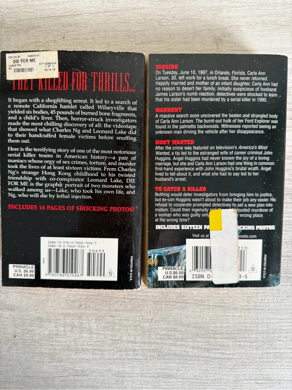 True Crime Paperback Lot 10 Books Murder Mystery Serial Killer Bundle